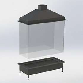 Каминная топка Virtu Style Space VO-C 15015060 фото