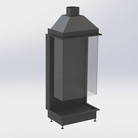 Каминная топка Virtu Style Space VK 80140 фото