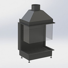 Каминная топка Virtu Style Space VK 8080 фото
