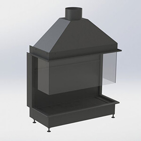 Каминная топка Virtu Style Space VK 12080 фото