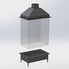 Каминная топка Virtu Style Space VO-C 10015060 фото