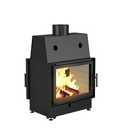 Каминная топка Echa Tech ECT Double 70x51/V 13 кВт, 700/510, туннель, футеровка вермикулит фото