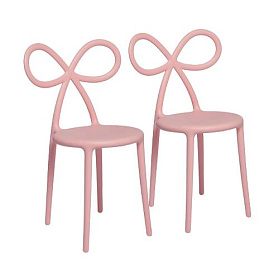 Комплект пластиковых стульев Qeeboo Ribbon Set 2 фото