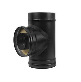 Сэндвич-тройник Везувий Black (AISI 430 0.8мм/0.5мм) фото