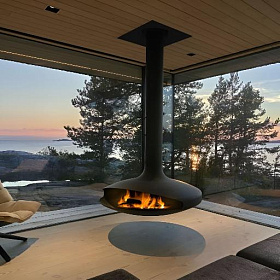 Подвесной биокамин Denner Fire Ovala Serenity фото