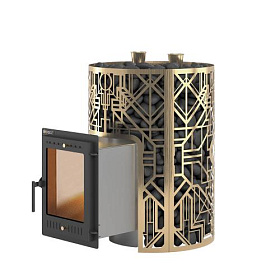 Банная печь Эверест (Everest) Steam Master Galaxy 30 INOX (320М) Gold фото