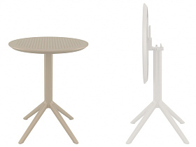 Стол пластиковый складной Siesta Contract Sky Folding Table Ø60 234/121-0084 фото