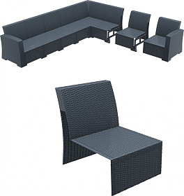 Модуль дополнительный для дивана Siesta Contract Monaco Lounge Extension Part 234/837-2504 фото