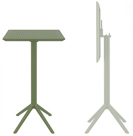 Стол пластиковый барный складной Sky Folding Bar Table 60 234/116-9992 фото