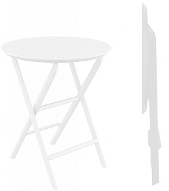 Стол пластиковый складной Siesta Contract Helen Folding Table Ø60 234/294-1982 фото