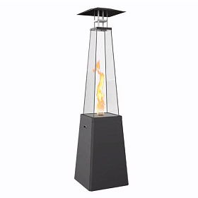 Уличный газовый обогреватель Kratki UMBRELLA/BS/C/G31/37MBAR/S/ZE - без стоек, черный, с газовым оборудованием фото