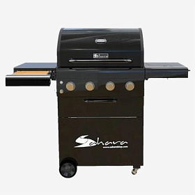 Газовый гриль Sahara A450 Performer 4B BBQ Black фото