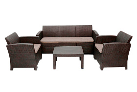 Комплект мебели Gardeck B:Rattan Arizona Set Max, венге (на 5 персон) фото