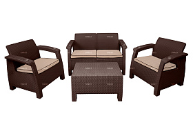 Комплект уличной мебели Gardeck Tweet Terrace Set, венге фото