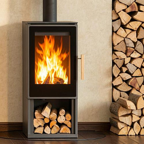 Печь камин Denner Fire Vitra с дровником фото