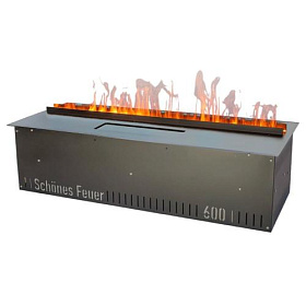 Электрический паровой камин Schones Feuer 3D FireLine 600 со стальной крышкой фото